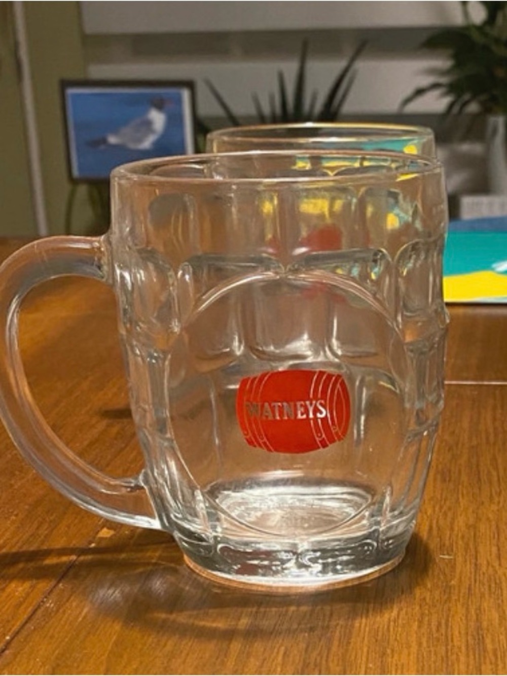 4 Vintage Watneys Beer from Britain Glasses
